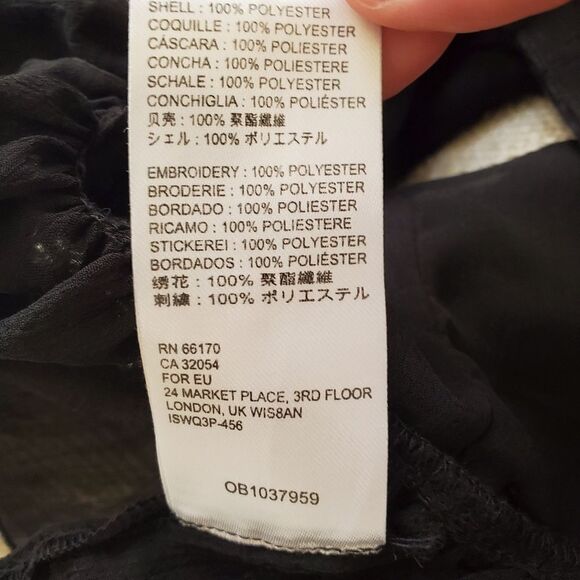 ✨ FREE PEOPLE ✨ NEW! Camille Embroidered Open-Back Camisole - [Small, Black] - Picture 14 of 14